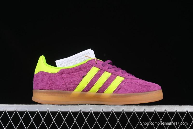 Adidas Originals Gazelle Indoor HQ8715 Retro Casual Anti-Slip Wear-Resistant Low-Top Sneakers
