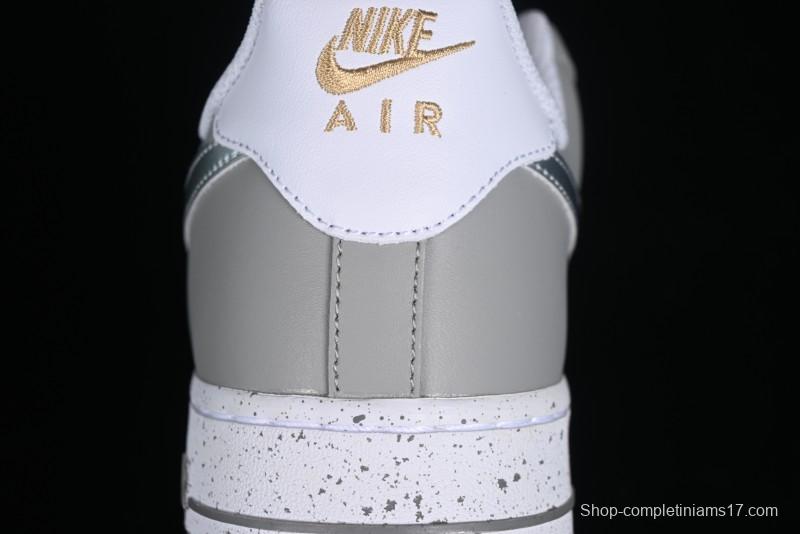 Nike Air Force 1'07 Low Grey Silver Splatter Casual Sneakers - MK5639-889