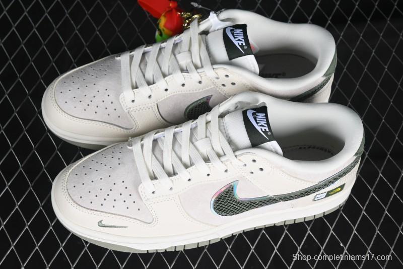 Nike SB Dunk Low The North Face Year of the Snake Anniversary Edition Customized Low-Top Casual Skate Shoes - KK1333-025