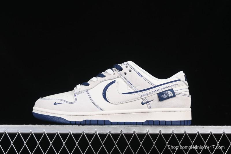 Nike SB Dunk Low The North Face Collaboration Anniversary High-End Custom Low-Top Casual Skate Shoes - DM6868-023