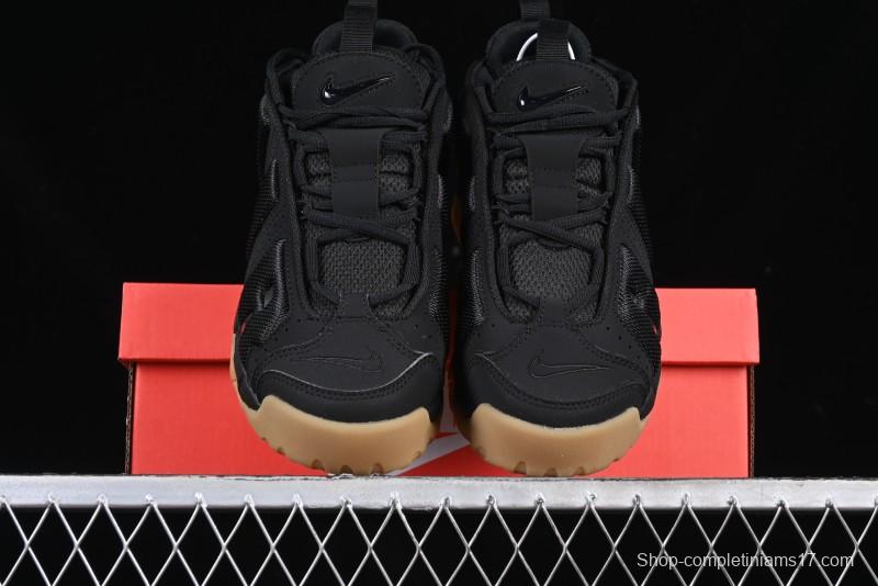 Nike Air More Uptempo Retro Basketball Shoes with Breathable Mesh Upper - FZ3055-003