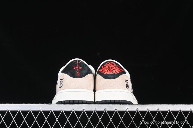 Nike Travis Scott x Fragment Design x Air Jordan 1 Low OG SP AJ1 Low Top Casual Sneakers - DM7866-049