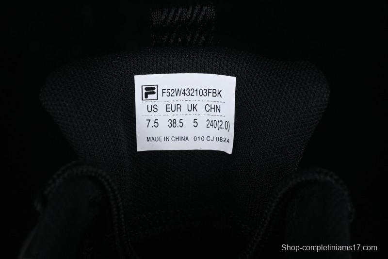 Fila Breathable Cat Paw Sneakers F52W432103FBK with Lightweight Eco-Friendly Material and Cushioned EVA Midsole