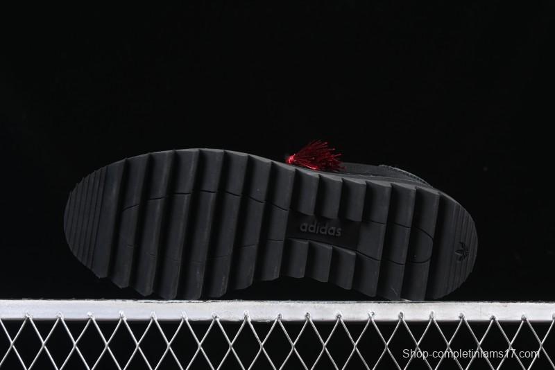 Adidas Superstar JR5114 Clot Collaboration Shell Toe Skate Shoes with Perforated Leather Upper - JR5114