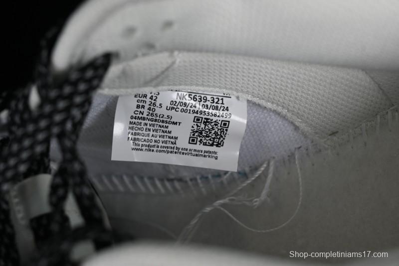 Nike SB Dunk Low Collaboration Three Swooshes Beige Black Color Low Top Casual Skateboarding Shoes - NK5639-321