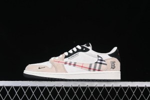 Nike Travis Scott x Fragment Design x Air Jordan 1 Low OG SP AJ1 Low Top Casual Sneakers - DM7866-049