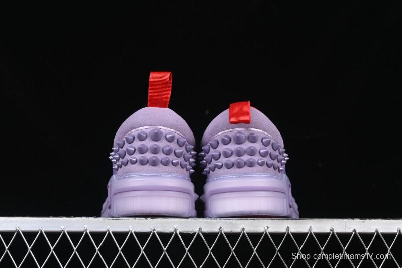 Christian Louboutin Funnyto Flat French Luxury Brand Comfortable Fashion Low-Top Sneakers - X.D4