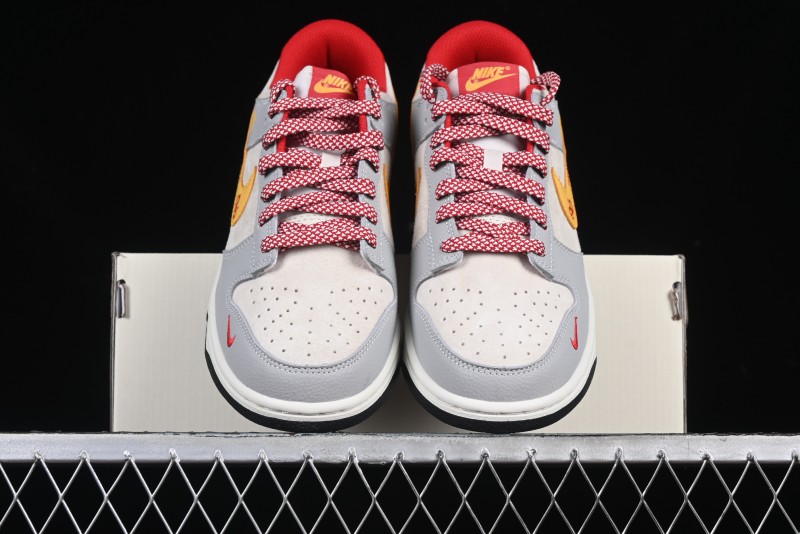 Nike SB Dunk Low The North Face Year of the Snake Collaboration Yellow Swoosh Anniversary Custom Low-Top Casual Skate Shoes - DJ2024-079