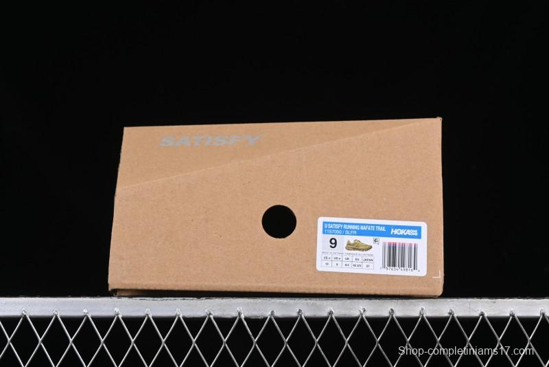 HOKA ONE ONE Satisfy Running Mafate Trail Low Top Cushioned Outdoor Hiking Shoes - 1157050 SLFR