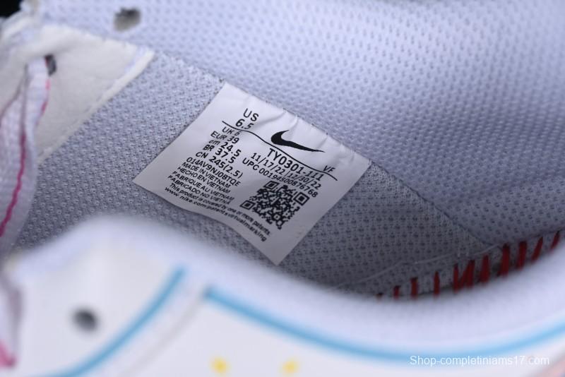Nike Air Force 1 '07 Low Valentine's Day Limited Edition 2D Hand-Painted Graffiti Lollipop Casual Sneakers - TY0301-111