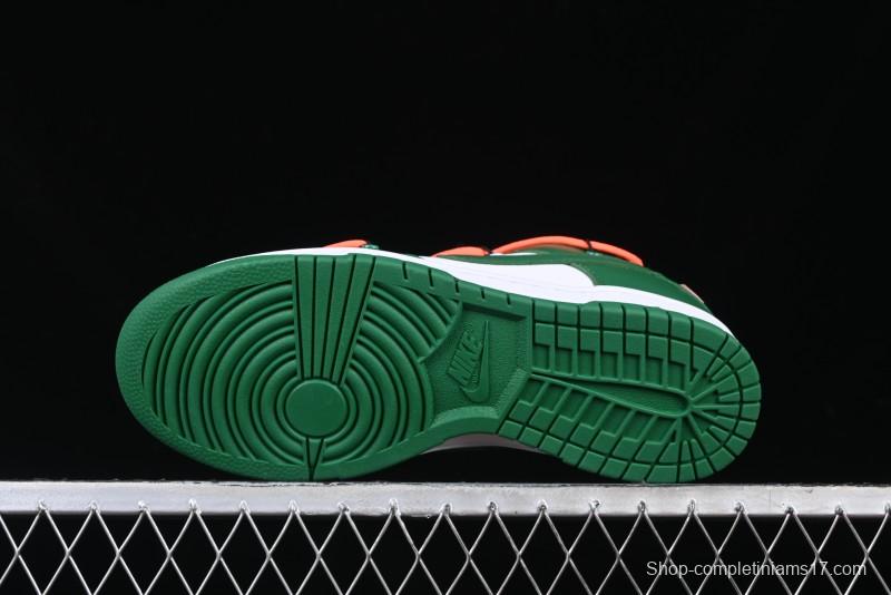 Off-White x Futura x Nike Dunk Low OW Collaboration Sneakers - CT0856-100