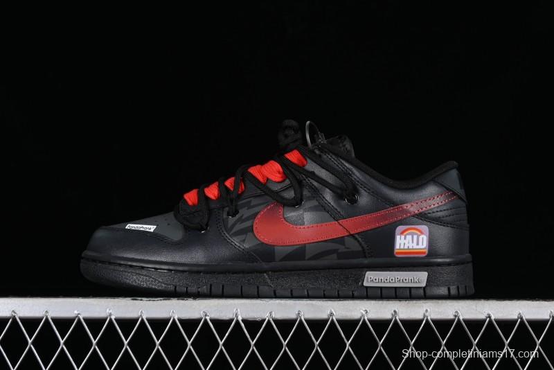Nike Dunk Low Panda Prank Universe Exploration - Boundless Abyss Cool Black SB Strap Low Top Casual Skate Shoes - DV0831-002