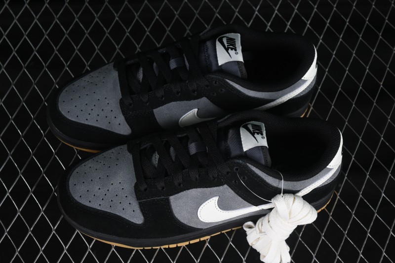 Nike Dunk Low Casual Sneakers in Black-Grey Colorway - HQ1931-001
