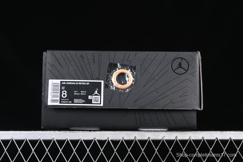 Nike Air Jordan 23 AJ23 Mid Retro Casual Basketball Shoes with Visible Air Cushion - 318376-102