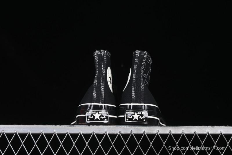 Converse Chuck 1970s High Top Canvas Sneakers with Star Stitch Design - A15743C