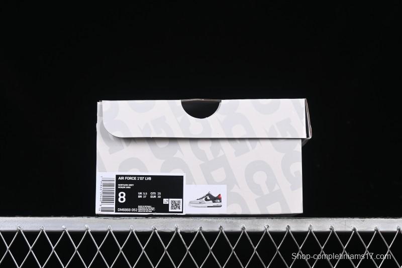 Nike Air Force 1 '07 Low The North Face Collaboration Beige Grey Black Snake Leather Custom Casual Sneakers - DM6688-052