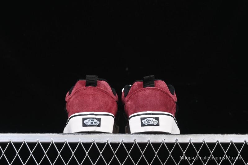 Vans Knu Skool DR Wine Red New Series Chunky Sneakers - VN000CZUVE8