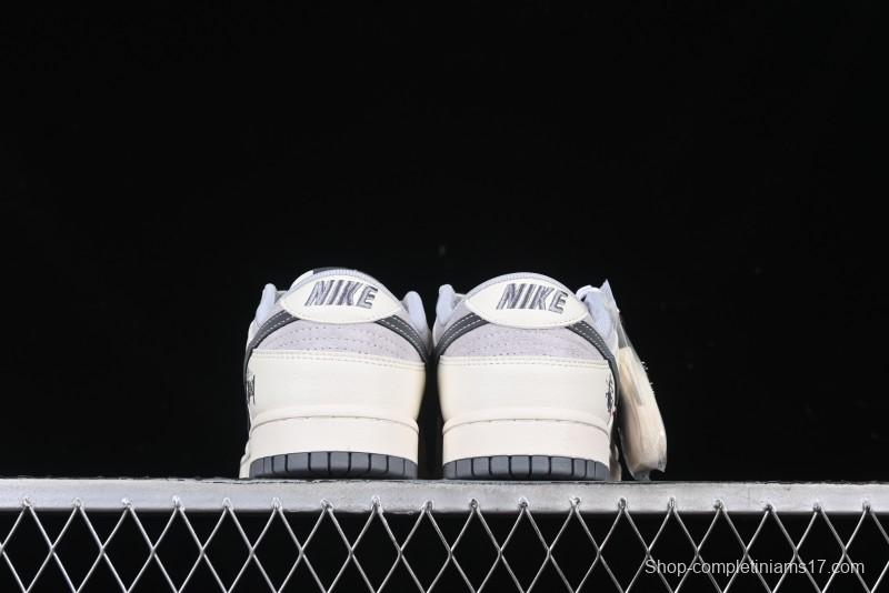 Nike SB Dunk Low Stussy Anniversary Edition Custom High-End Casual Sneakers - DM6868-027