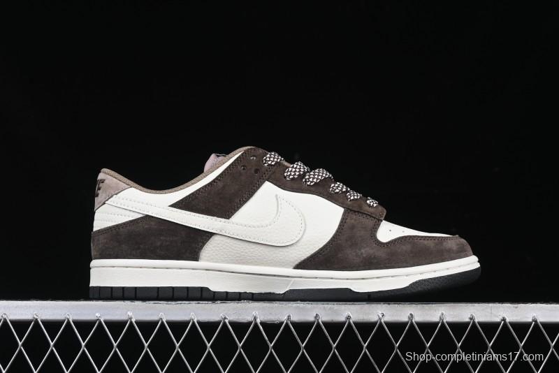 Nike SB Dunk Low The North Face Collaboration Black Brown Anniversary High-End Custom Low-Top Casual Skate Shoes - DJ2024-058