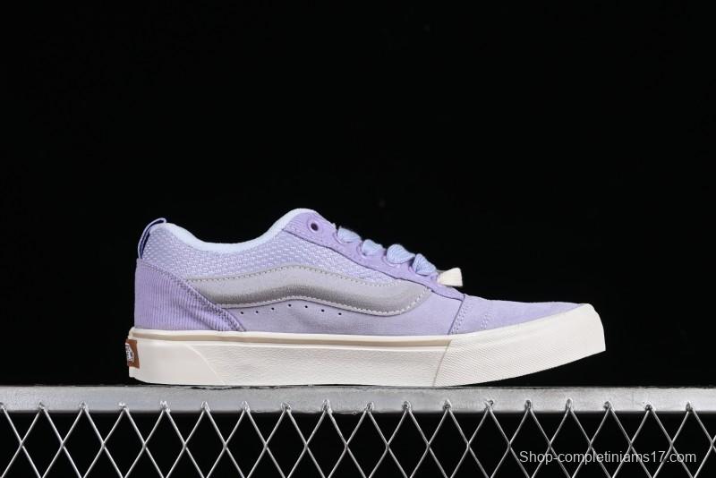 Vans Knu-Skool VR3 LX Low-Top Retro Sneakers in Dusty Purple - VN0009QCB9P