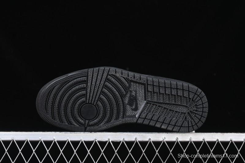Nike Travis Scott x Fragment Design x Air Jordan 1 Low OG SP AJ1 Year of the Snake Limited Black Snake Web Low Top Casual Sneakers - CH6336-018