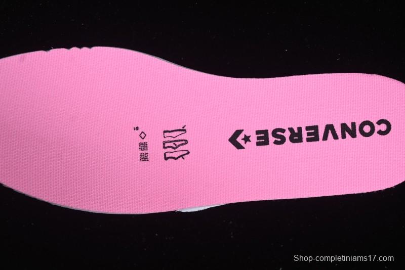 Converse Chuck 70 High Top Platform Sneakers in Pink Color Block Design - A14825C