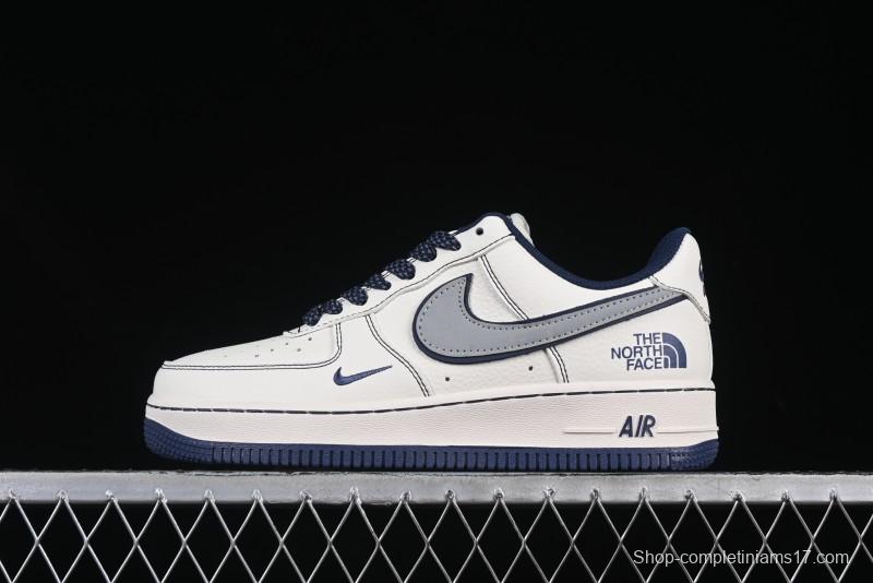 Nike Air Force 1 '07 Low The North Face x COMME des GARÇONS Navy Blue Line Casual Sneakers - HH7518-051