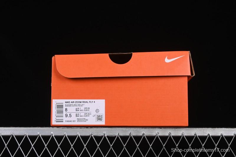 Nike Zoom Rival Fly 4 Lightweight Responsive Running Shoes - FV6040-001