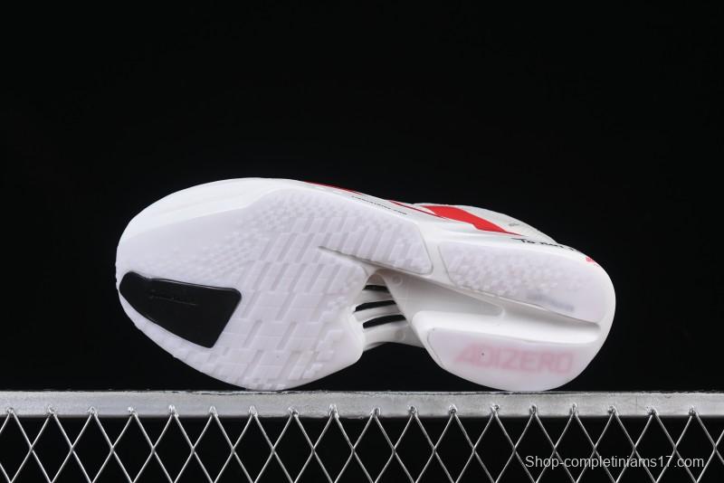 Adidas Lightstrike Pro Running Shoes - White/Red with Inspirational Design