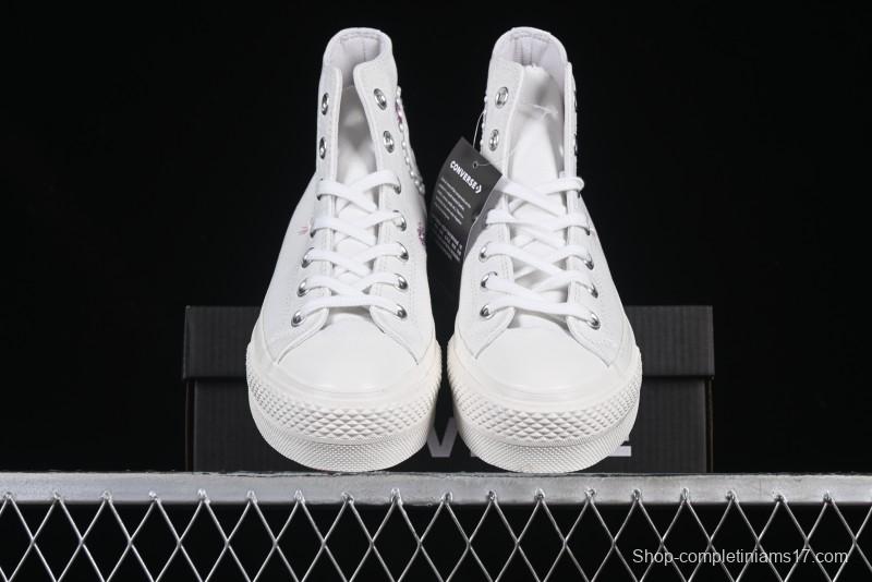 Converse Chuck 70s Classic High Top Canvas Sneakers with Thick Sole - A15786C