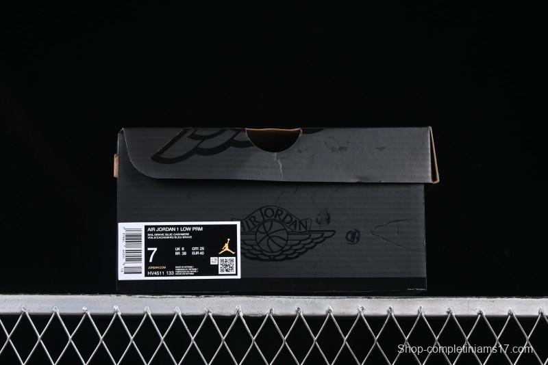 Nike Air Jordan 1 Low AJ1 Mismatched Swoosh Casual Sneakers - HV4511-133