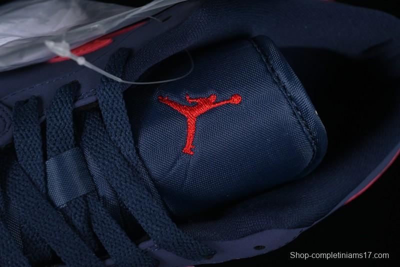 Nike Air Jordan 1 Low AJ1 Patriot Blue Red Low-Top Casual Lifestyle Sneakers - CZ8454-400