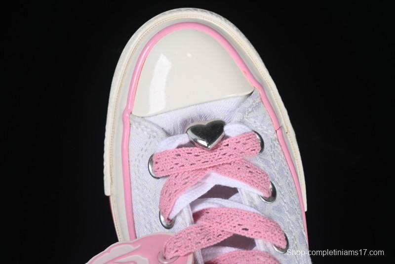 Converse Chuck 70 Valentine's Day Rose High Top Casual Sneakers - A14798C