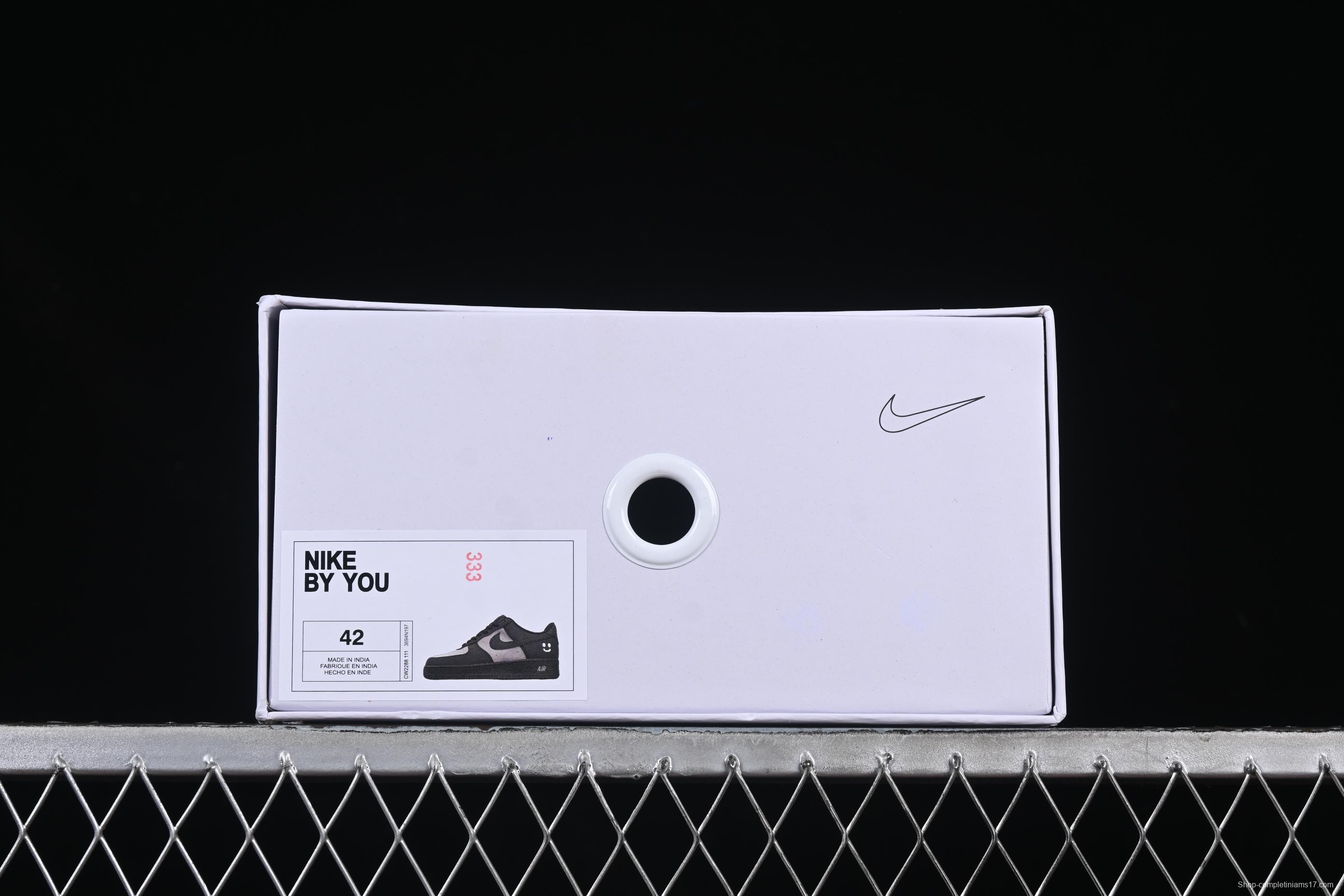 Nike Air Force 1'07 Low Custom Casual Sneakers with Full-Length Air Cushion - CW2288-111