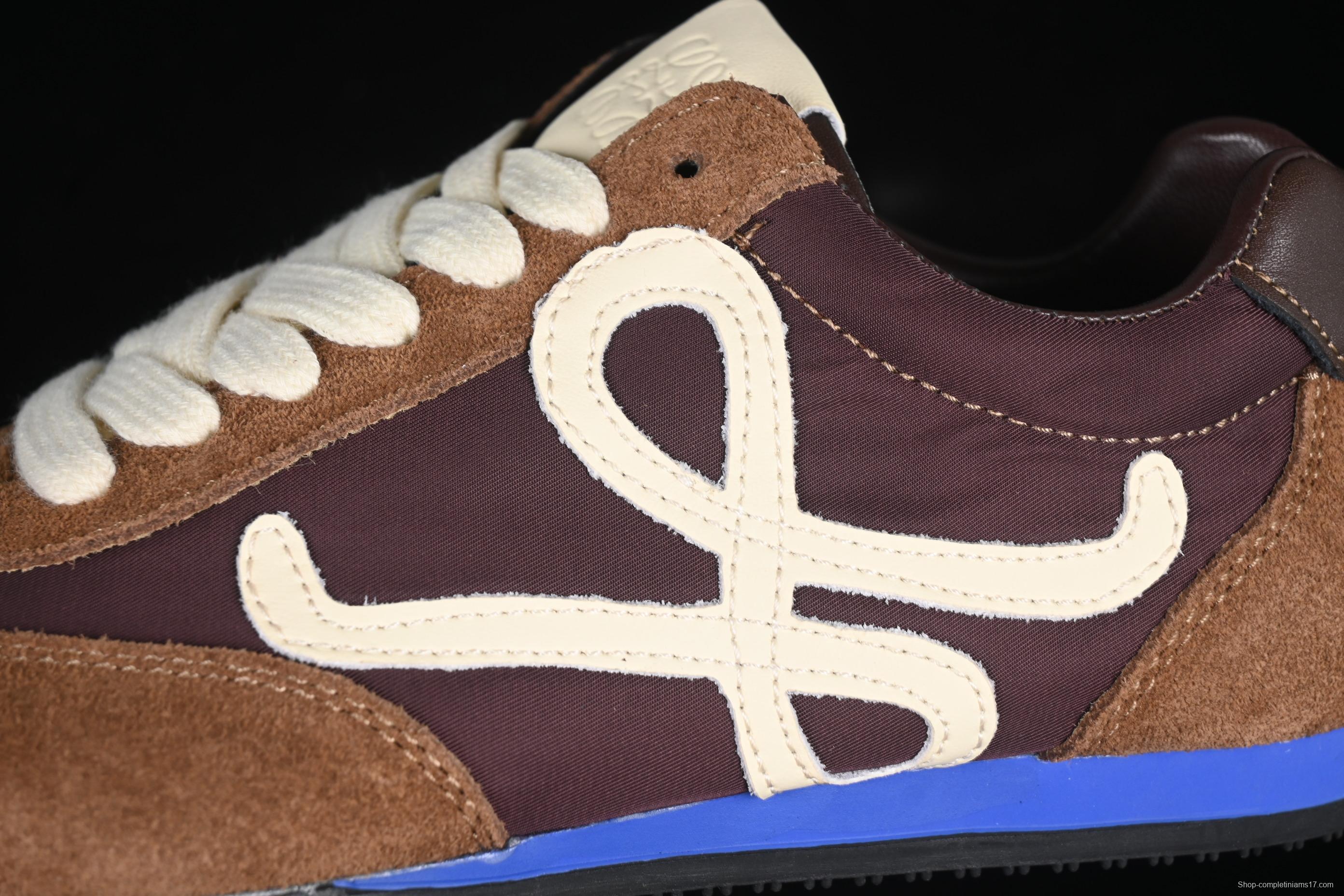 Loewe Ballet Runner 2.0 Sneakers Retro Style Casual Training Shoes - BROWN