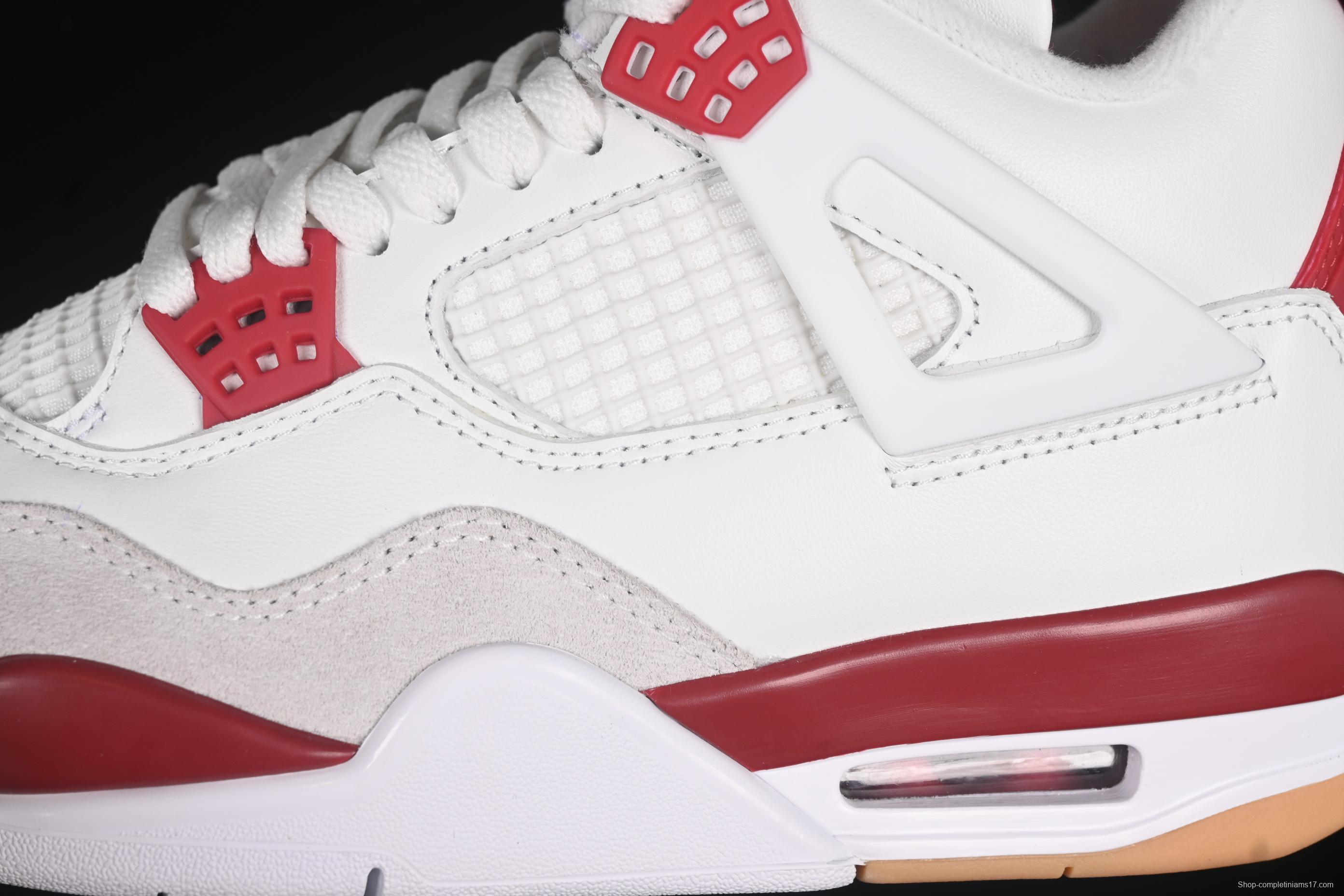 Nike SB x Air Jordan 4 Retro OG Varsity Red Basketball Shoes - DR5415-106