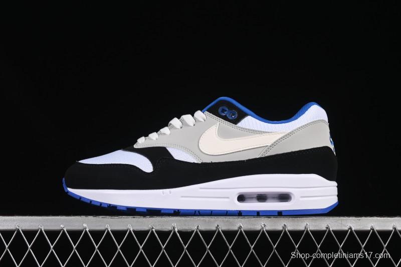 Nike Air Max 1 Retro Running Shoes with Half-Sole Air Cushion - 875855-001