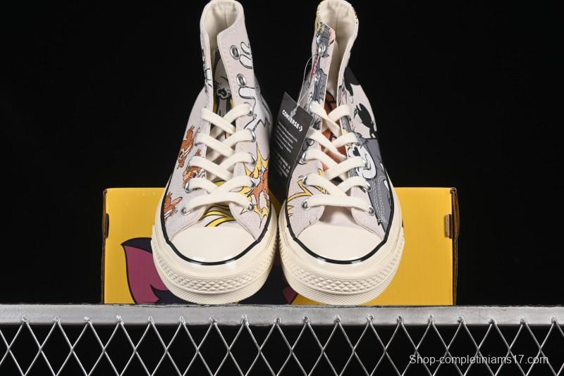 Converse Chuck Taylor All Star 1970s High Top Tom and Jerry Themed Casual Sneakers - A15111C