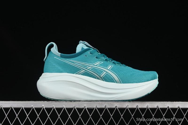 Asics Gel-Nimbus 27 Retro Breathable Casual Shoes Cushioned Men's Durable Running Shoes - 1012B753-400