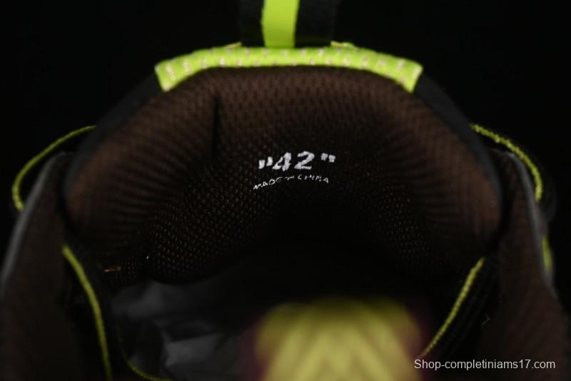 Off-White Be Right Low-Top Lifestyle Sneakers in Black Green - X.E5