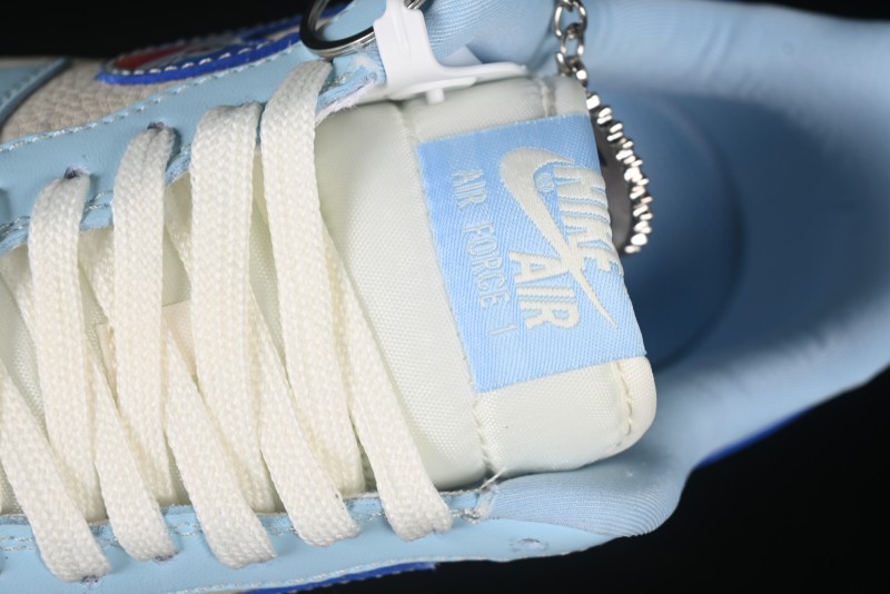 Nike Air Force 1'07 Low Doraemon Casual Sneakers with Full-Length Air Cushion - DF0188-059