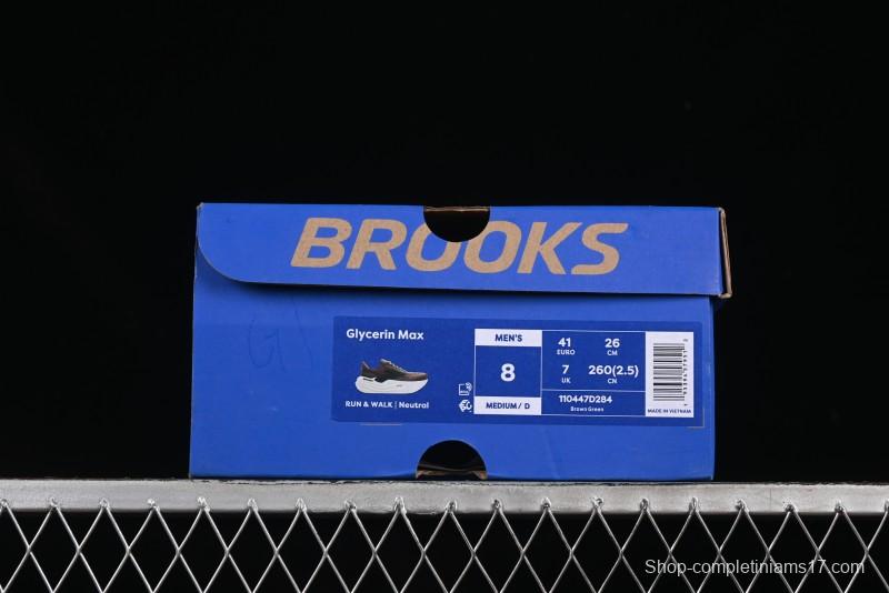 Brooks Glycerin Max Cushioned Marathon Running Shoes with Nitrogen Technology - 110447D284