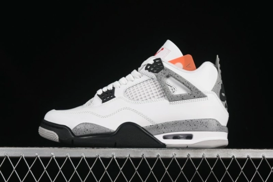 Nike Air Jordan 4 Retro White Cement Basketball Shoes - FV5029-100