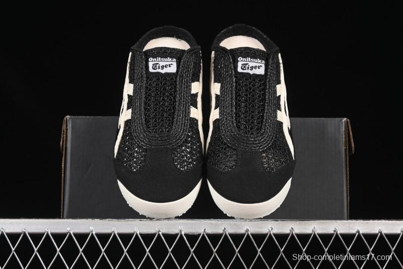 Onitsuka Tiger Mexico 66 Sabot Slip-On Shoes with Breathable Mesh Upper - 1183C123-001