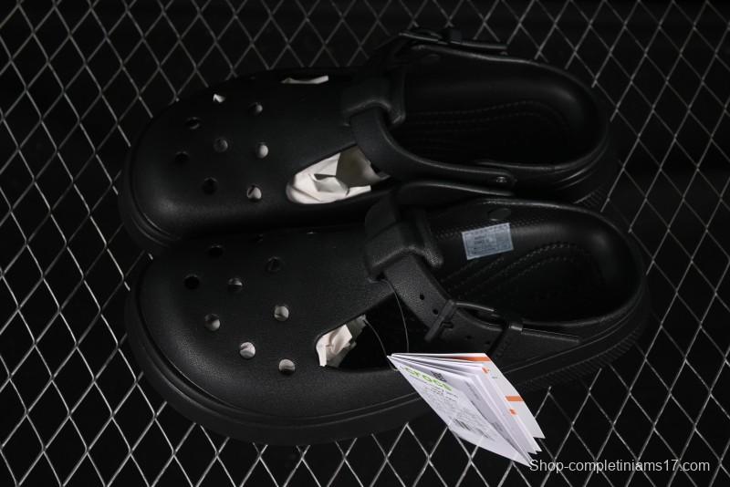 Crocs Mary Jane Classic Simple Casual Beach Clog Sandals - B.D4