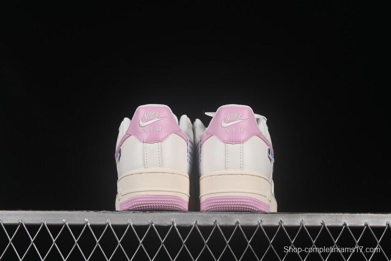 Nike Air Force 1'07 Low Custom Casual Sneakers with Full-Length Air Cushion - DD8959-100