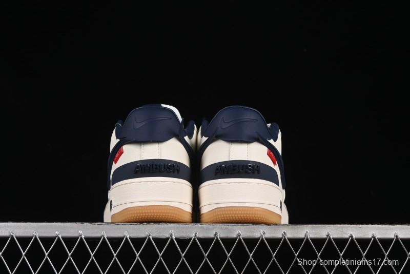 Nike Air Force 1 '07 Low Gucci Collaboration Large Swoosh Gum Sole Casual Sneakers - XS3464-576