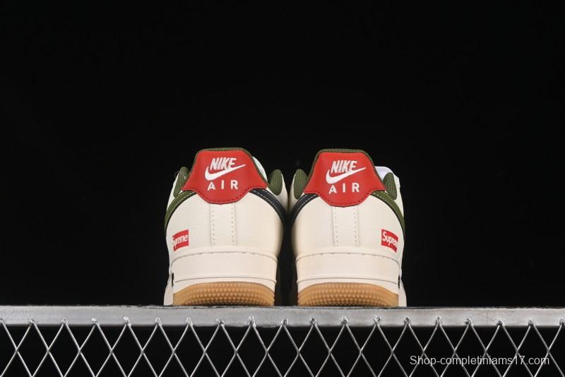 Nike Air Force 1 '07 Low Supreme Collaboration Gradient Gum Sole Casual Sneakers - XS1958-567