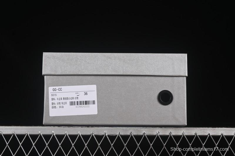 GG-CC Chunky Low Casual Fashion Sports Platform Sneakers Series 5515 Off White