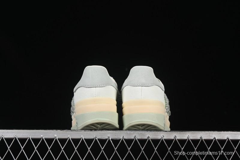 Adidas Originals Gazelle Bold JR8373 Collaboration Low-Top Sneakers with Thick Sole for Slip Resistance and Durability - JR8373